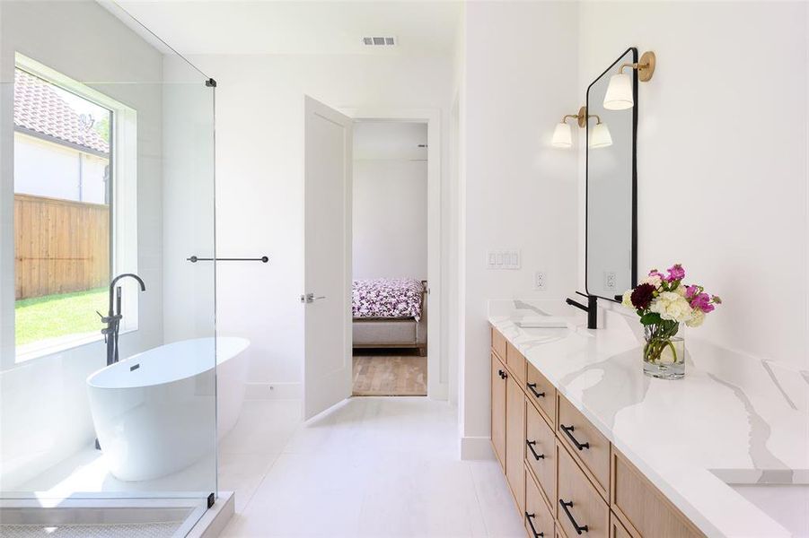 Furnished interior view inside a new home in , University Park (Image 31).