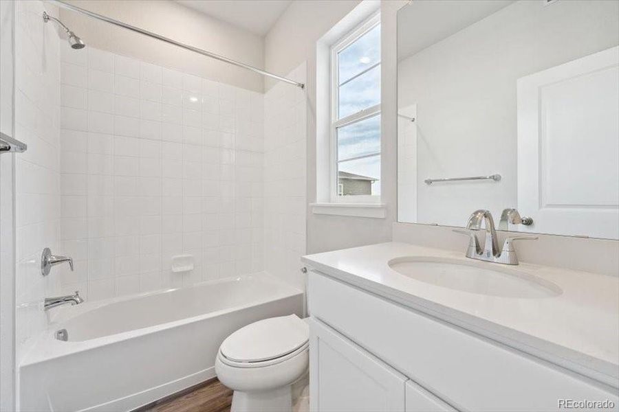 Furnished interior view inside a new home in The Contemporary Collection at Windler, Aurora (Image 6).