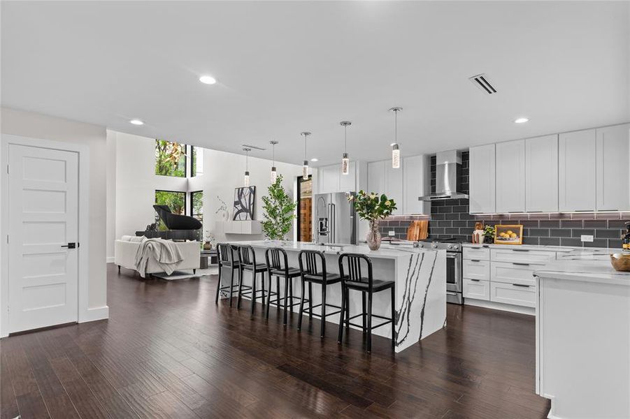 Furnished interior view inside a new home in , Dallas (Image 17).
