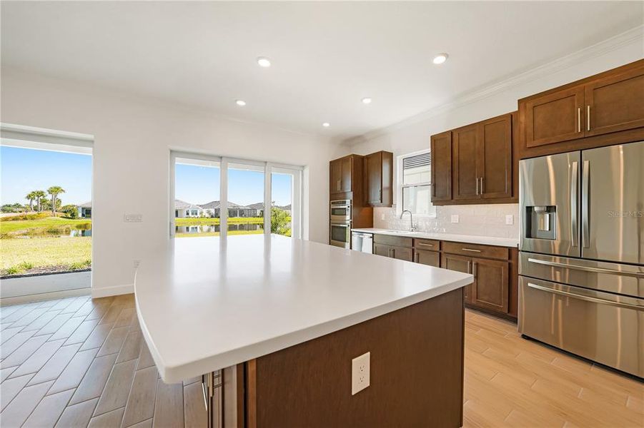 Furnished interior view inside a new home in Esplanade at Skye Ranch, Sarasota (Image 10).