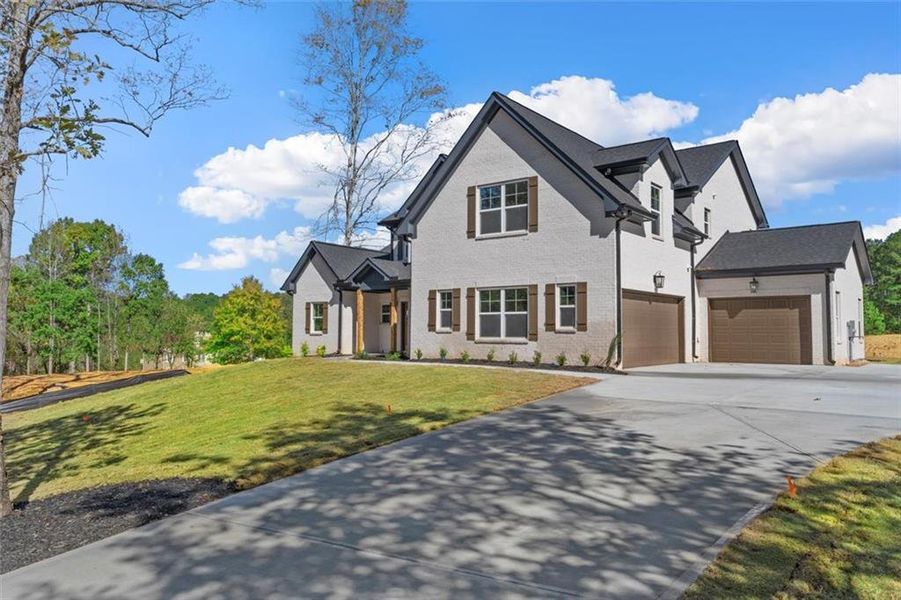 Front exterior of a new home in , Atlanta, GA, highlighting curb appeal (Image 35).