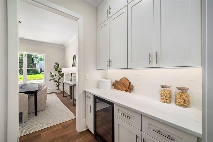 Furnished interior view inside a new home in , Atlanta (Image 43).
