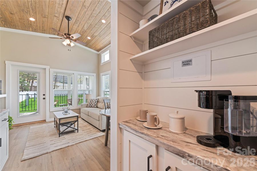 Furnished interior view inside a new home in , Maggie Valley (Image 6).