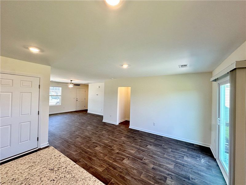 Spacious, unfurnished interior of a new home in Champions Village at Cherry Hill, Pendleton (Image 9).