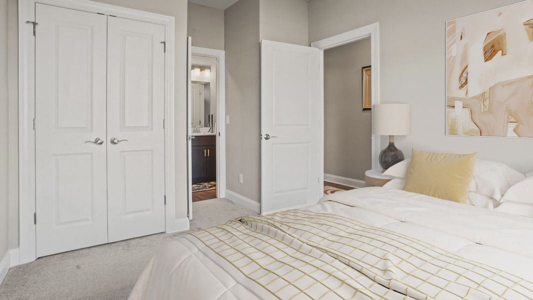 Representative furnished interior of a home built from the Rockaway by Epcon Communities in The Courtyards at Oak Grove, Durham (Image 7).
