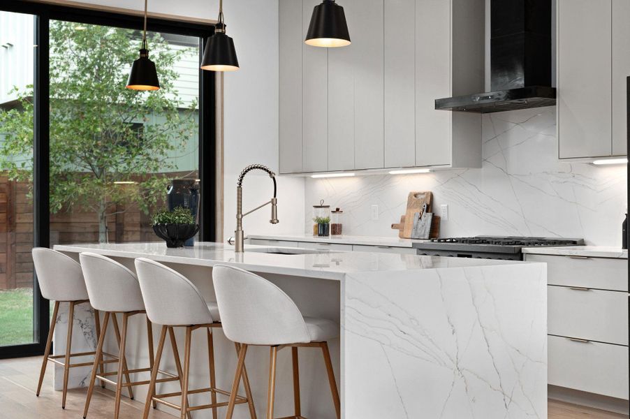 Furnished interior view inside a new home in , Austin (Image 34).