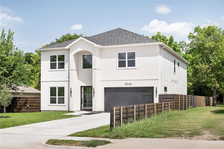 Front exterior of a new home in , Dallas, TX, highlighting curb appeal (Image 2). Front exterior of a new home in , Dallas, TX, highlighting curb appeal (Image 2).