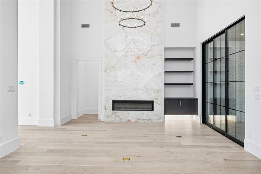 Spacious, unfurnished interior of a new home in Fields, Frisco (Image 15). Spacious, unfurnished interior of a new home in Fields, Frisco (Image 15).