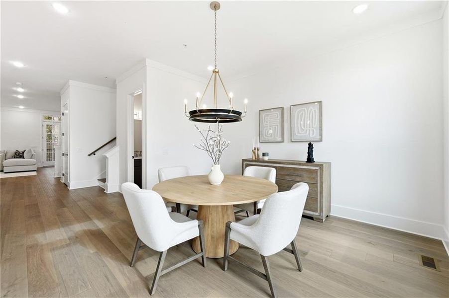 Furnished interior view inside a new home in , Alpharetta (Image 13).