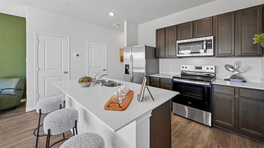 Furnished interior view inside a new home in Arbor Trails North, Princeton (Image 21).