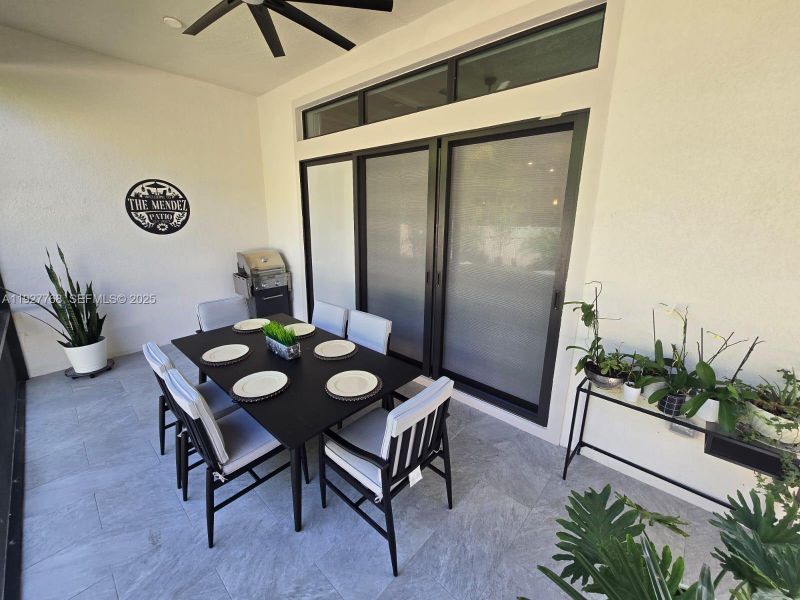 Exterior details and patio area of a home in , Parkland (Image 32). Exterior details and patio area of a home in , Parkland (Image 32).