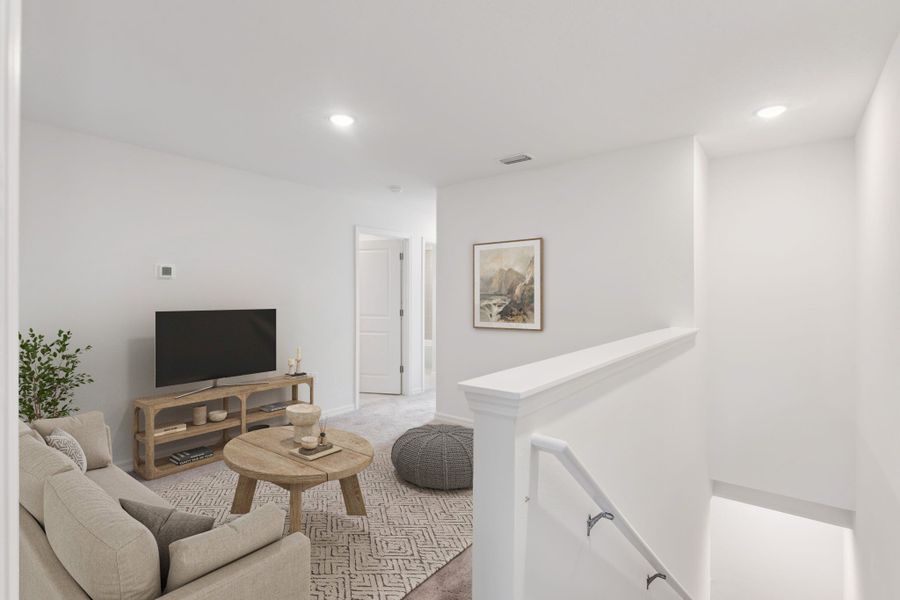 Representative furnished interior of a home built from the Palmer by Hartizen Homes in Connors Cove, Eustis (Image 12).