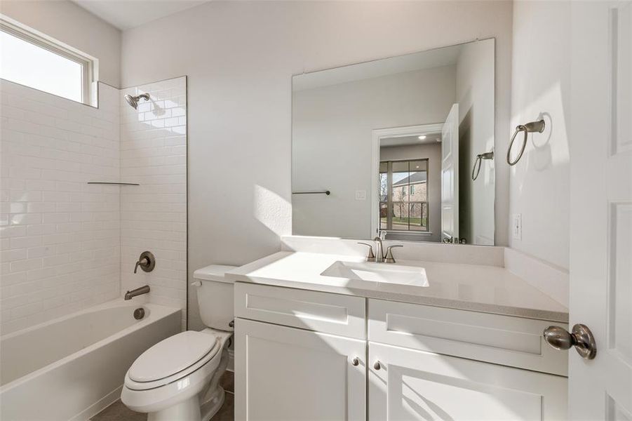 Furnished interior view inside a new home in Arbors at Legacy Hills, Celina (Image 8). Furnished interior view inside a new home in Arbors at Legacy Hills, Celina (Image 8).