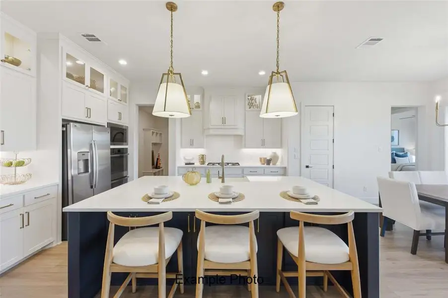 Furnished interior view inside a new home in , Azle (Image 7).