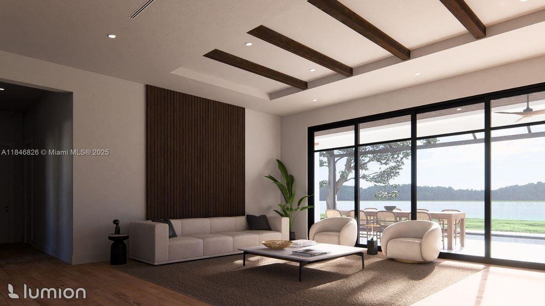 Furnished interior view inside a new home in , Naples (Image 7).