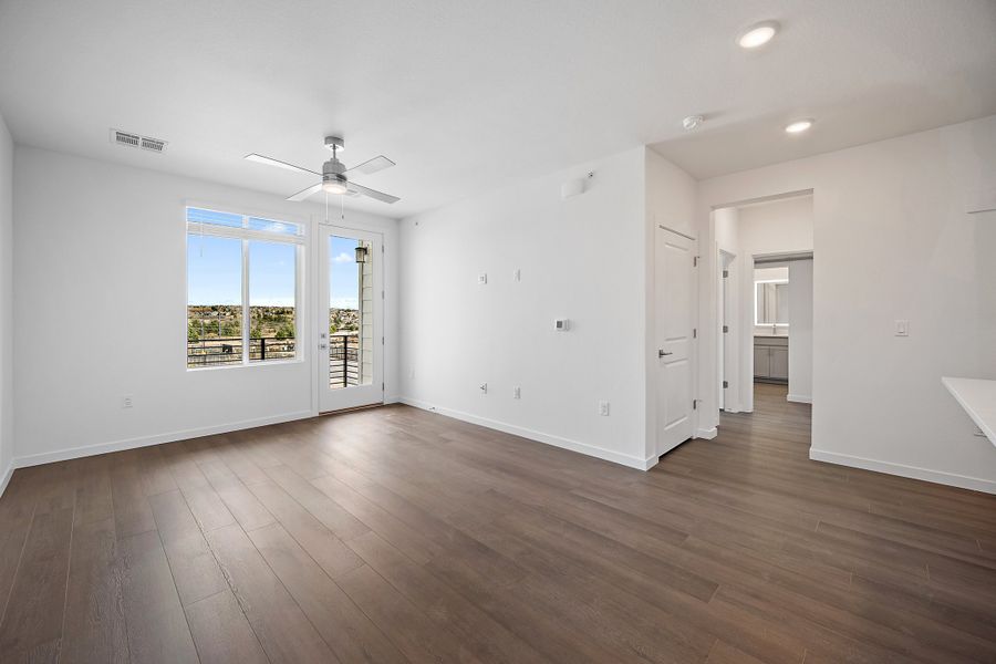 Spacious, unfurnished interior of a new home in The Residences at Victory Ridge, Colorado Springs (Image 14). Spacious, unfurnished interior of a new home in The Residences at Victory Ridge, Colorado Springs (Image 14).