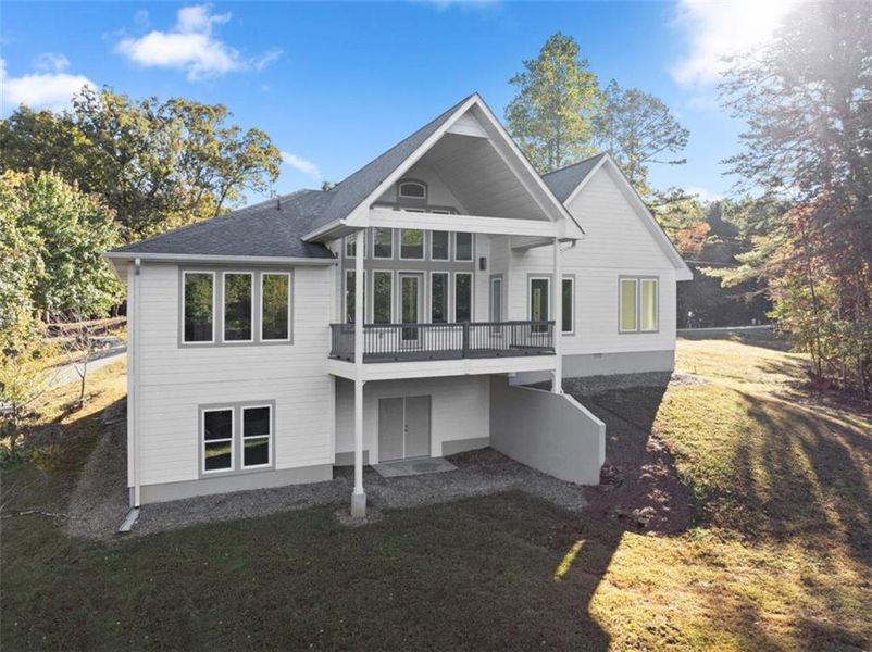 Front exterior of a new home in , Cleveland, GA, highlighting curb appeal (Image 32).