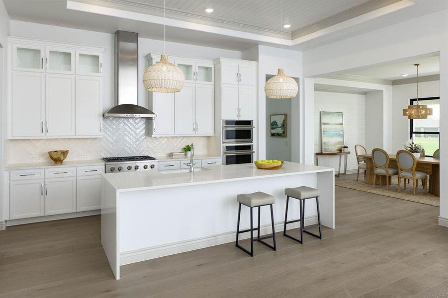 Furnished interior view inside a new home in Robson Ranch Texas, Denton (Image 16). Furnished interior view inside a new home in Robson Ranch Texas, Denton (Image 16).