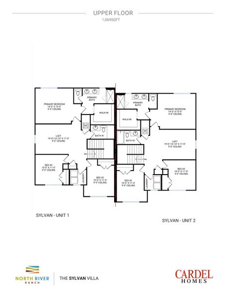 Upper Floor:Sylvan - Two Story Villa