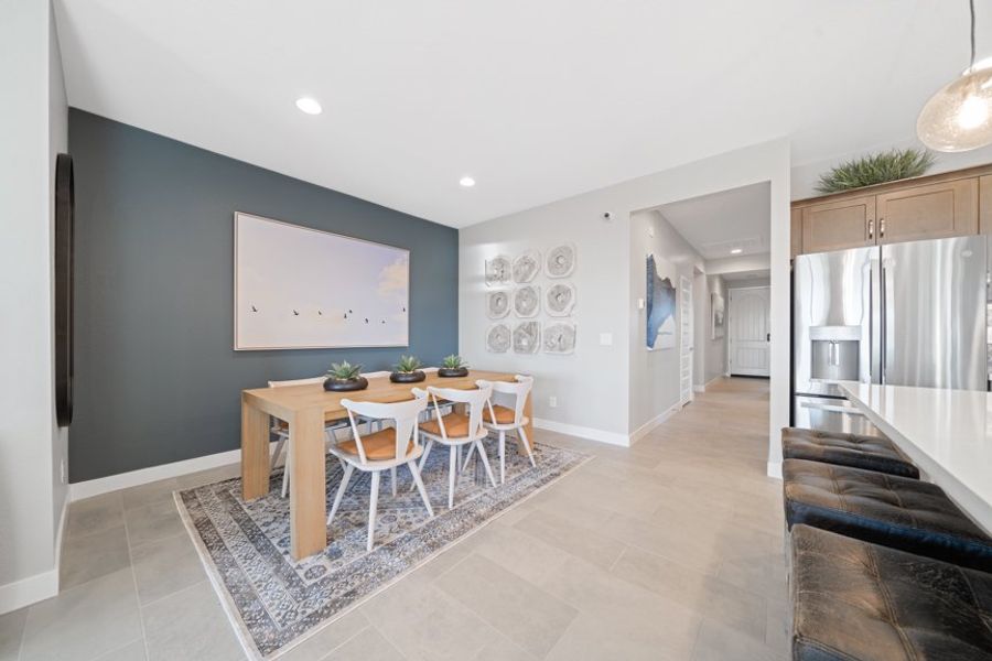 Furnished interior view inside a new home in Combs Ranch, San Tan Valley (Image 14).