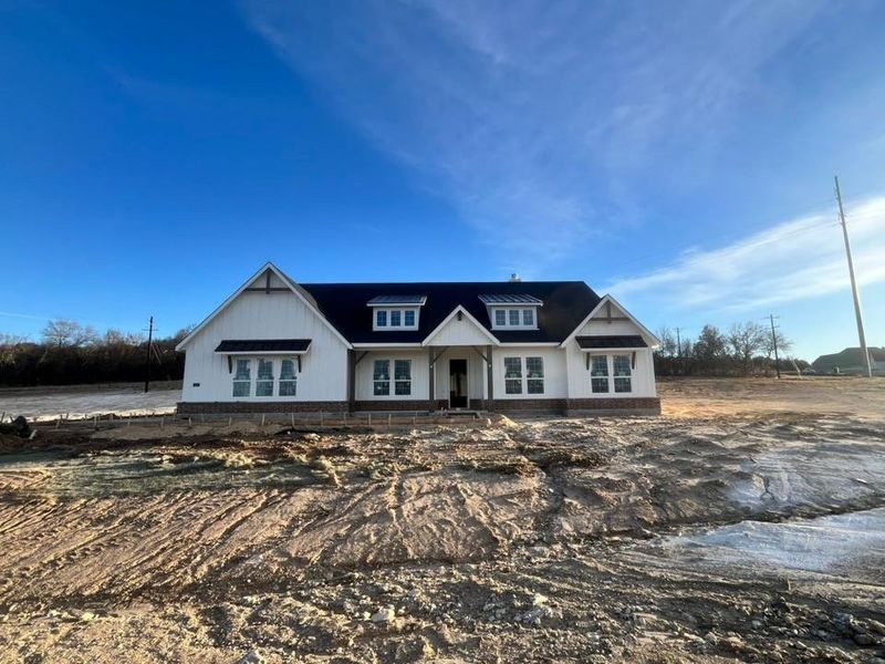 In-progress construction of a new home in Eagle Ridge Estates, Weatherford, TX (Image 14).