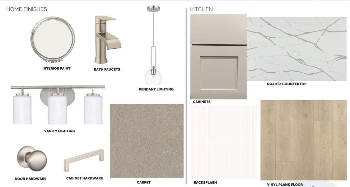Sample of building materials used in homes in Colony at Cole Springs, Buda (Image 4).