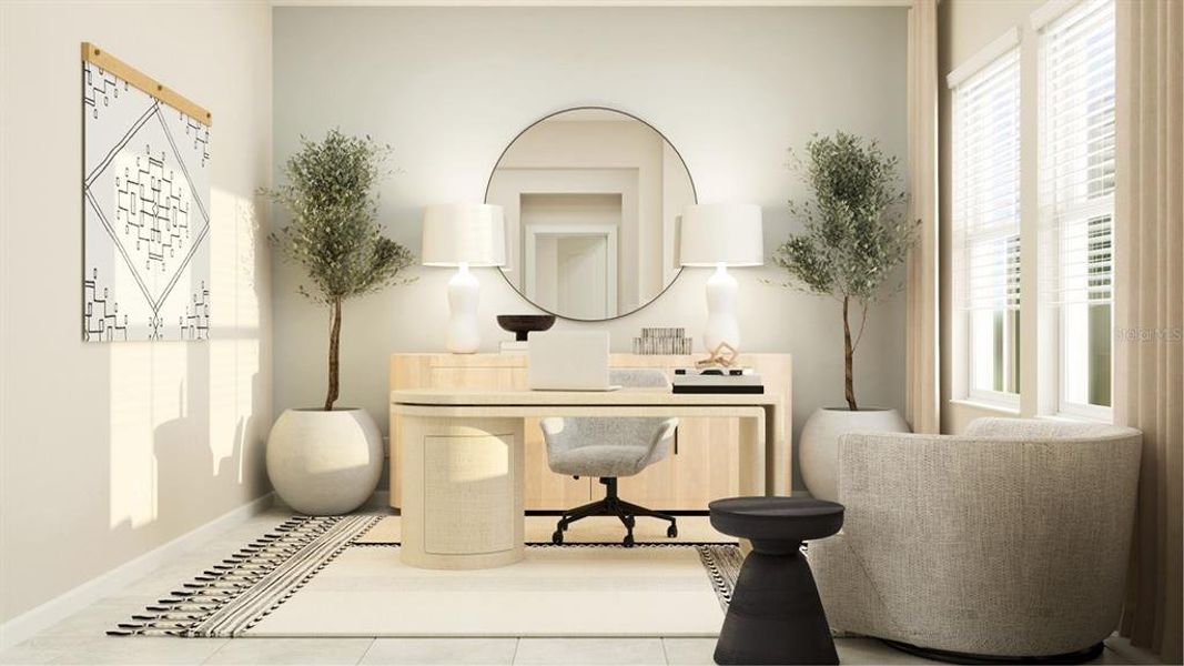 Furnished interior view inside a new home in Bridgewalk, St. Cloud (Image 11).