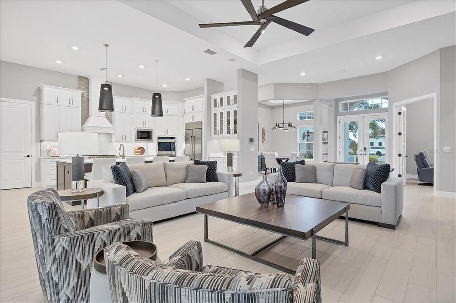 Furnished interior view inside a new home in , Lakewood Ranch (Image 43).