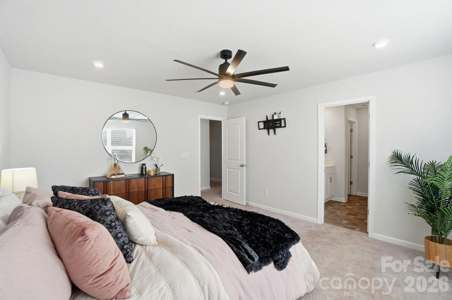 Furnished interior view inside a new home in , Monroe (Image 36).