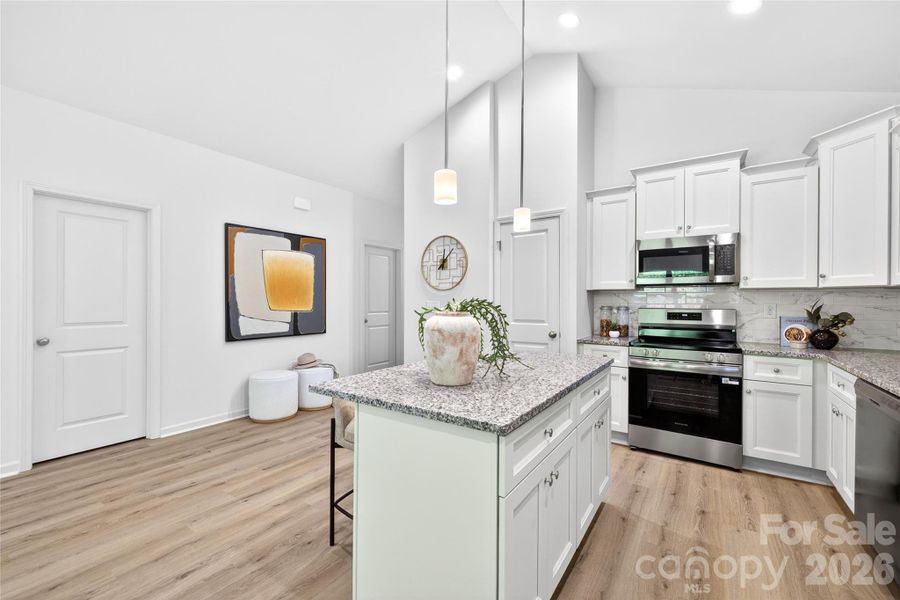 Furnished interior view inside a new home in , Charlotte (Image 16). Furnished interior view inside a new home in , Charlotte (Image 16).