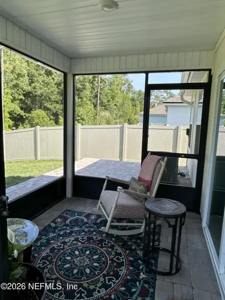Exterior details and patio area of a home in Dorado at Entrada, St. Augustine (Image 15).