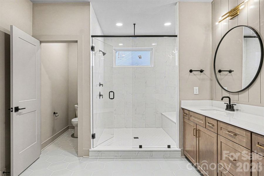 Furnished interior view inside a new home in , Charlotte (Image 12).