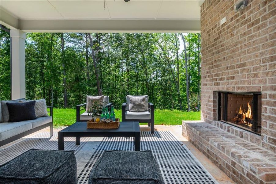 Exterior details and patio area of a home in , Flowery Branch (Image 33). Exterior details and patio area of a home in , Flowery Branch (Image 33).