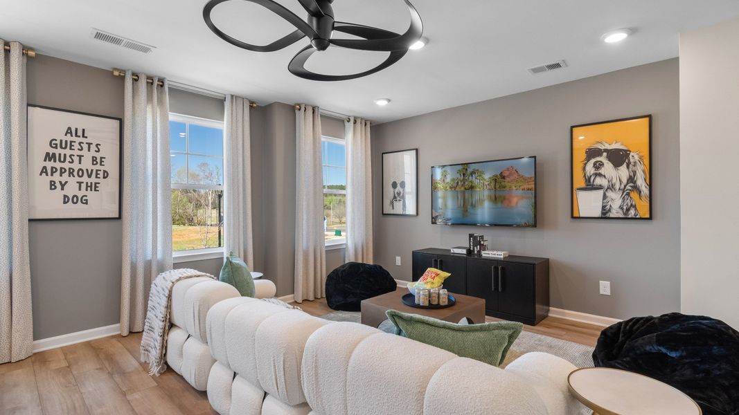 Representative furnished interior of a home built from the Stonefield by DRB Homes in Northcroft, Loganville (Image 32).