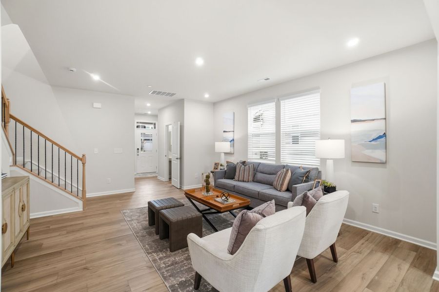 Furnished interior view inside a new home in Hedgecliff Townes, Kannapolis (Image 7).