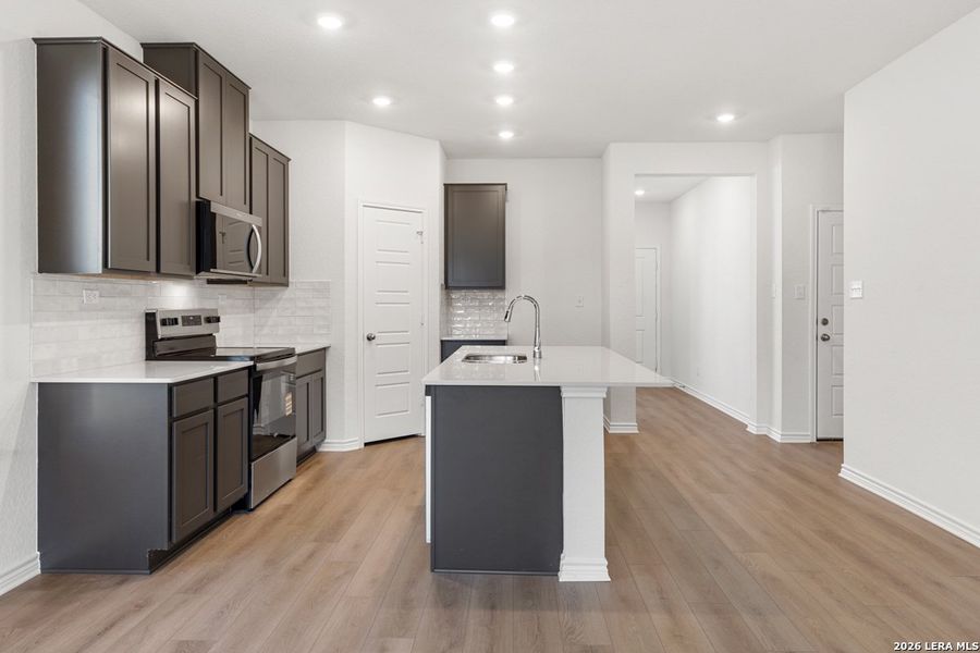 Furnished interior view inside a new home in Knox Ridge, Converse (Image 10).