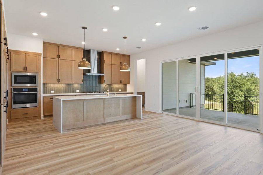 Furnished interior view inside a new home in Lariat, Liberty Hill (Image 10).