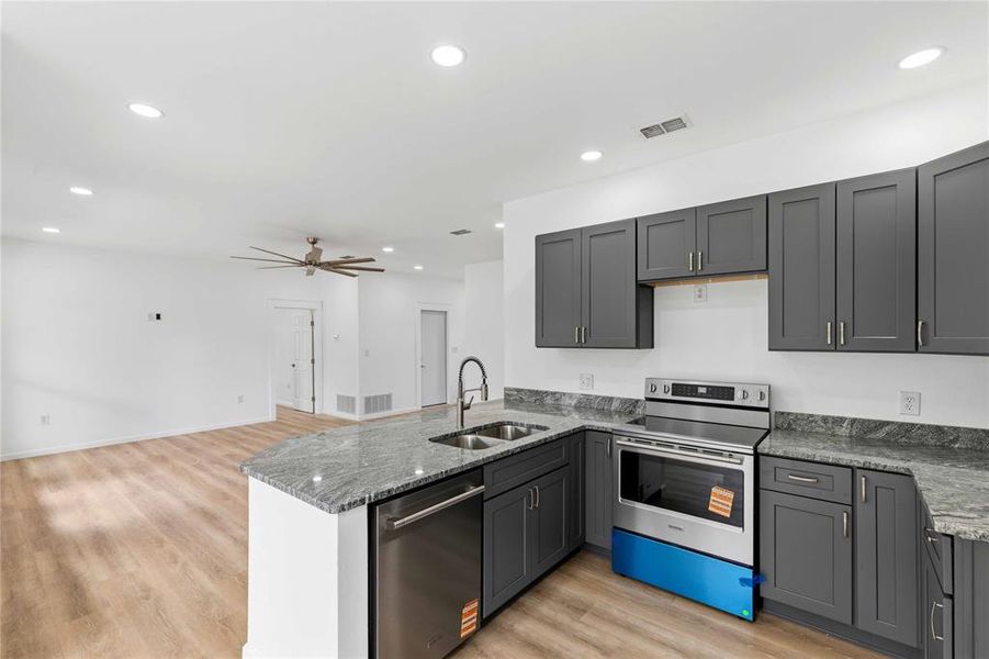 Furnished interior view inside a new home in , Brownwood (Image 8).