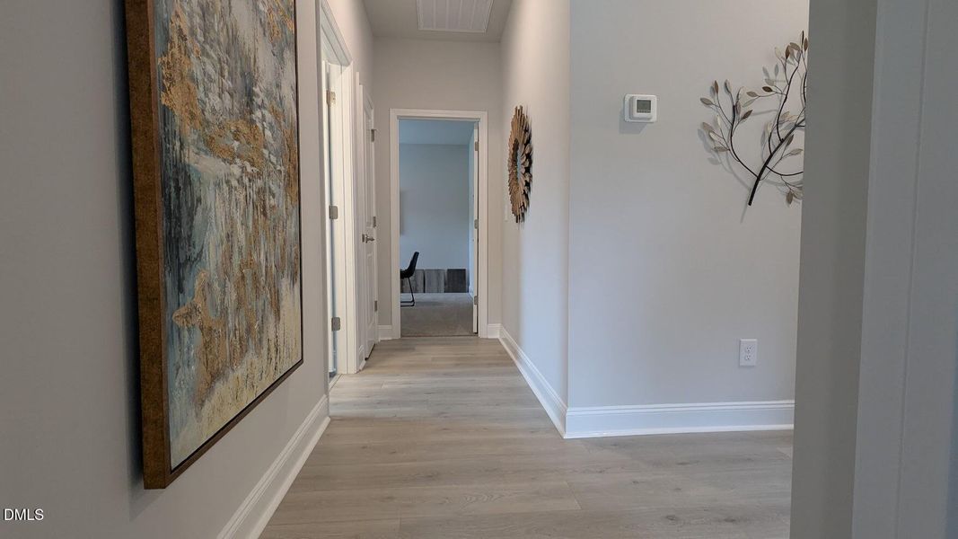 bathroom hallway-model