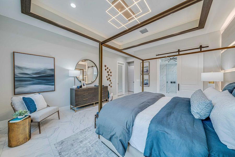 2D floor plan layout for the Sand Dollar Grande by GHO Homes in The Strand, Indian River Shores, FL (Image 129).