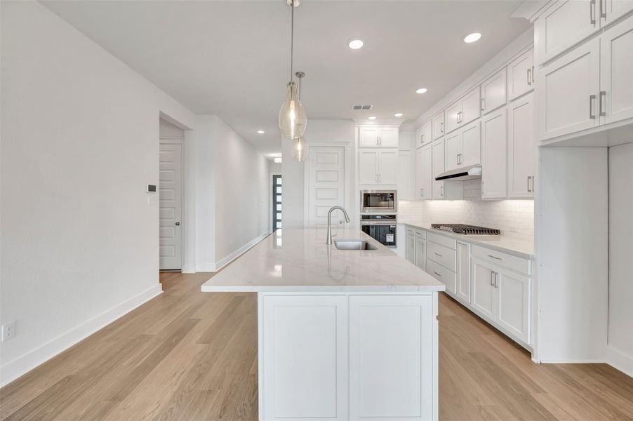 Furnished interior view inside a new home in Elyson - Reserve Collection, Katy (Image 9).