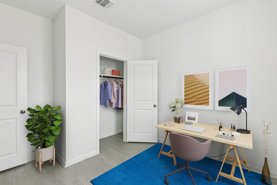 Furnished interior view inside a new home in Windcress, Cove (Image 9).