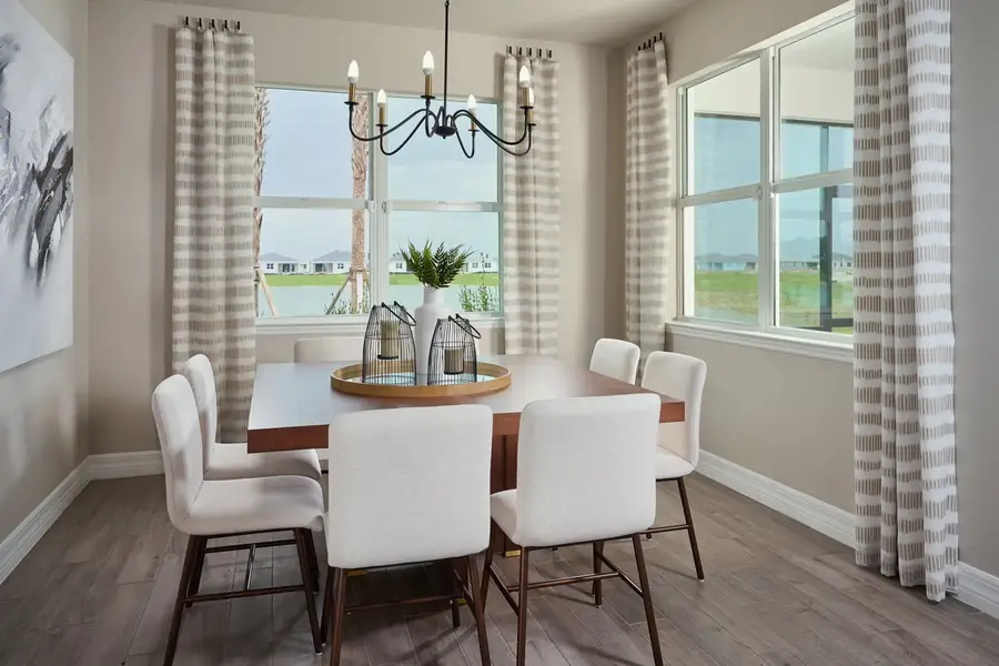 Furnished interior view inside a new home in Crescent Lakes - Signature Series, Punta Gorda (Image 5).