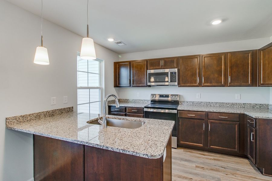 Furnished interior view inside a new home in Astoria, Columbia (Image 7).