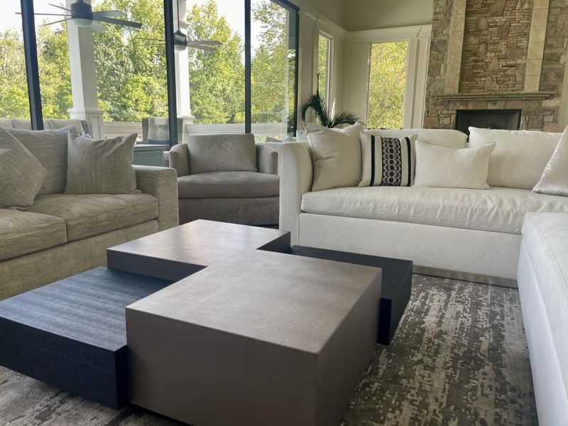 Furnished interior view inside a new home in Hamptons at Riverwood East, Dallas (Image 8).