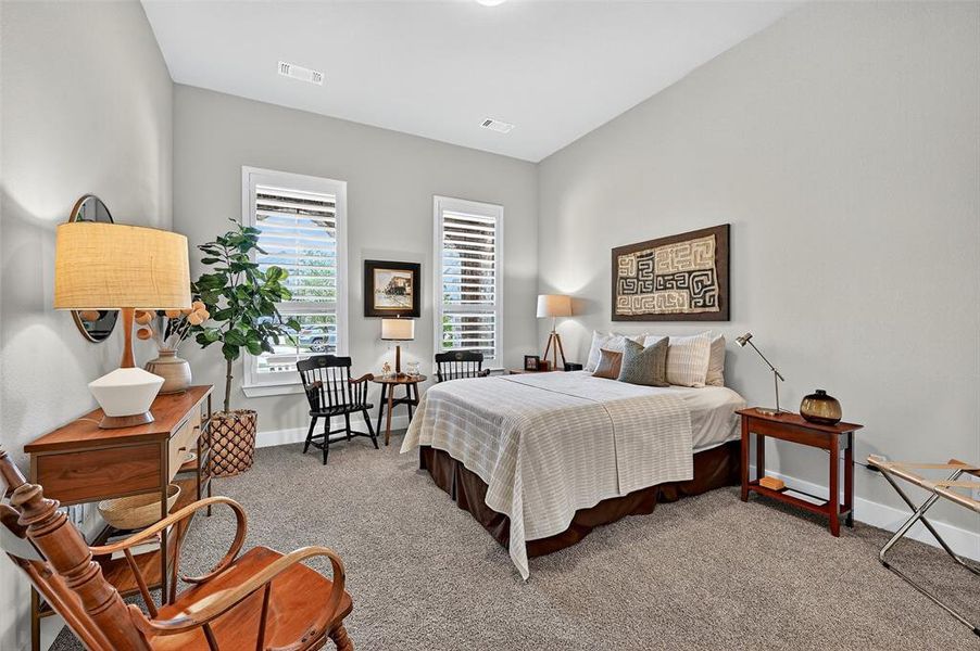 Bedroom featuring carpet floors Bedroom featuring carpet floors