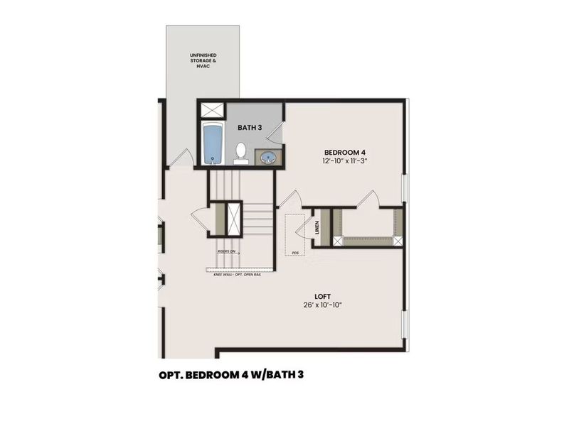 2D floor plan layout of this home in Heartland, Heartland, TX (Image 21).
