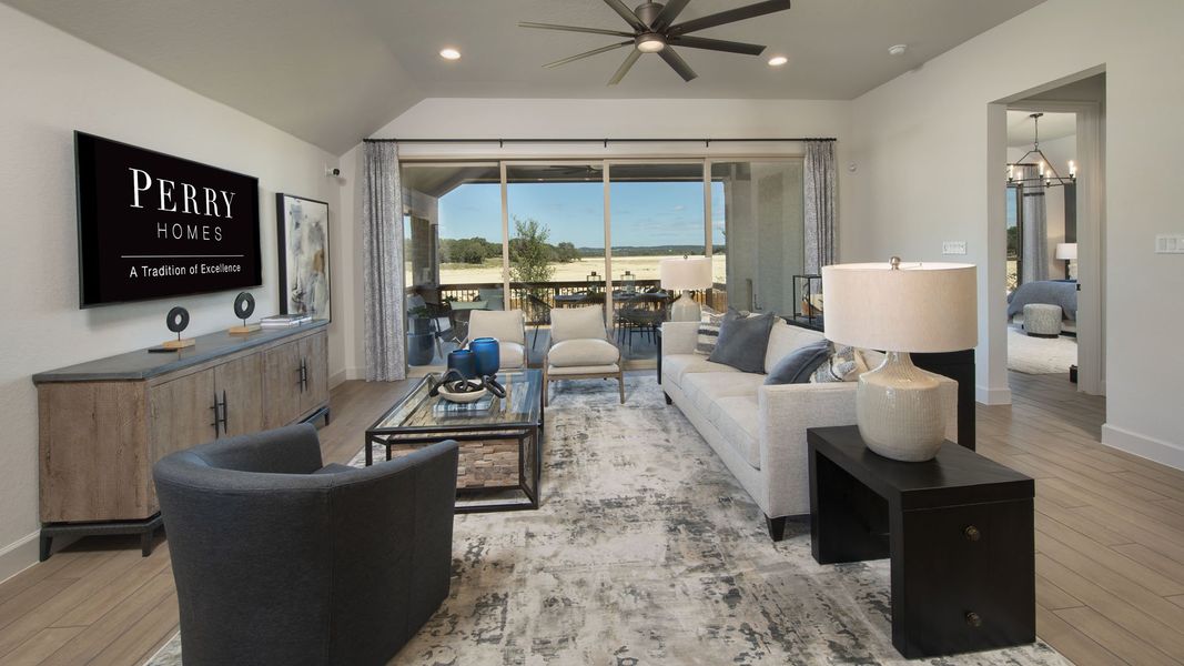 Furnished interior view inside a new home in Two Step Farm, Montgomery (Image 35).