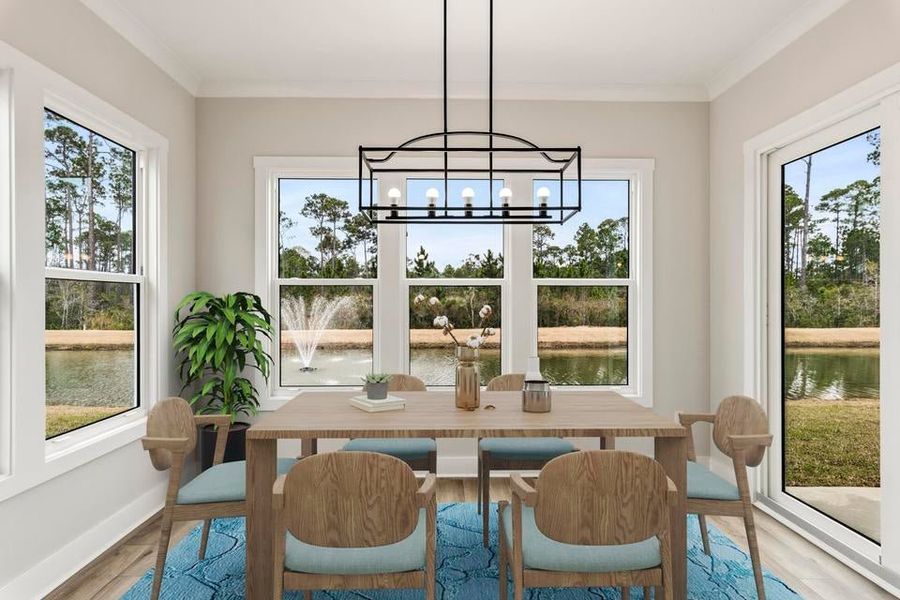 Furnished interior view inside a new home in Brizo, Santa Rosa Beach (Image 10).