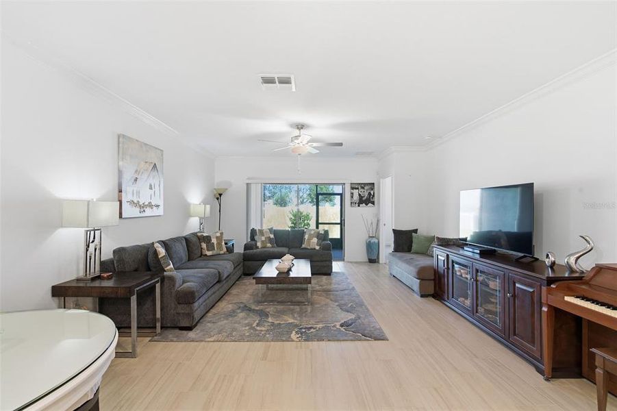 Furnished interior view inside a new home in Mirada Active Adult: Active Adult Villas, San Antonio (Image 5). Furnished interior view inside a new home in Mirada Active Adult: Active Adult Villas, San Antonio (Image 5).